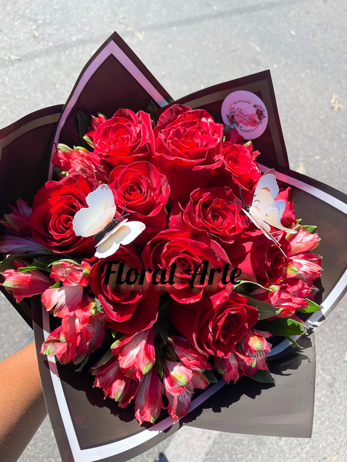 25 Red Roses with Flowers  Mix