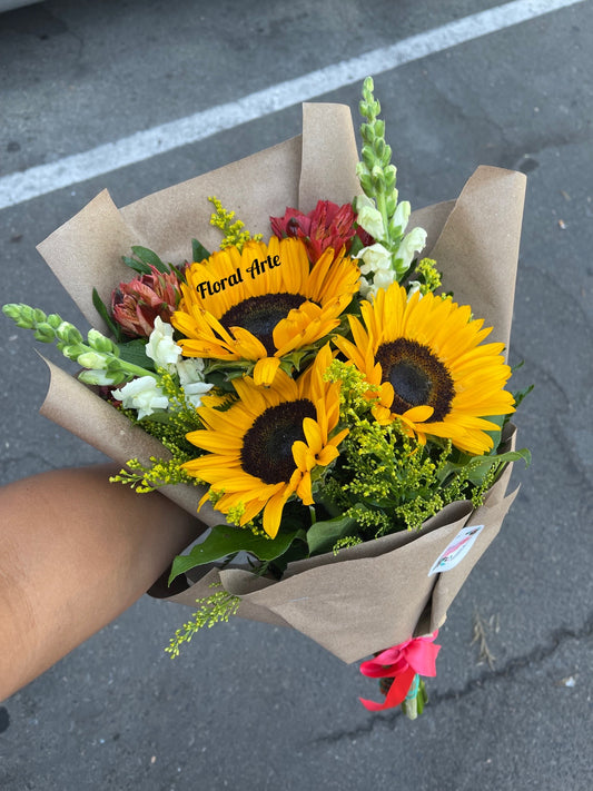 Simple Sunflower Bouquet