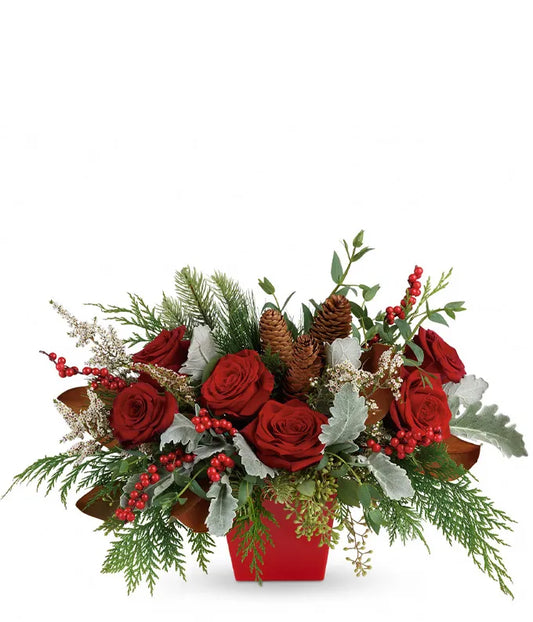 WINTER BLOOMS CENTERPIECE