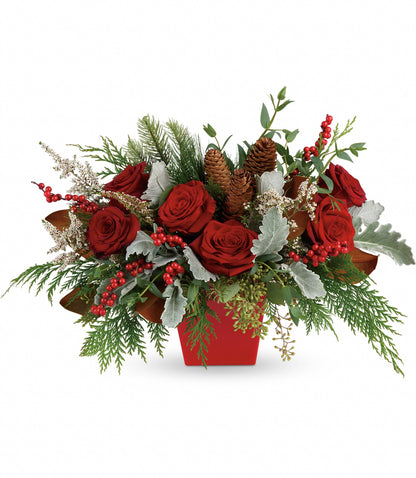 WINTER BLOOMS CENTERPIECE