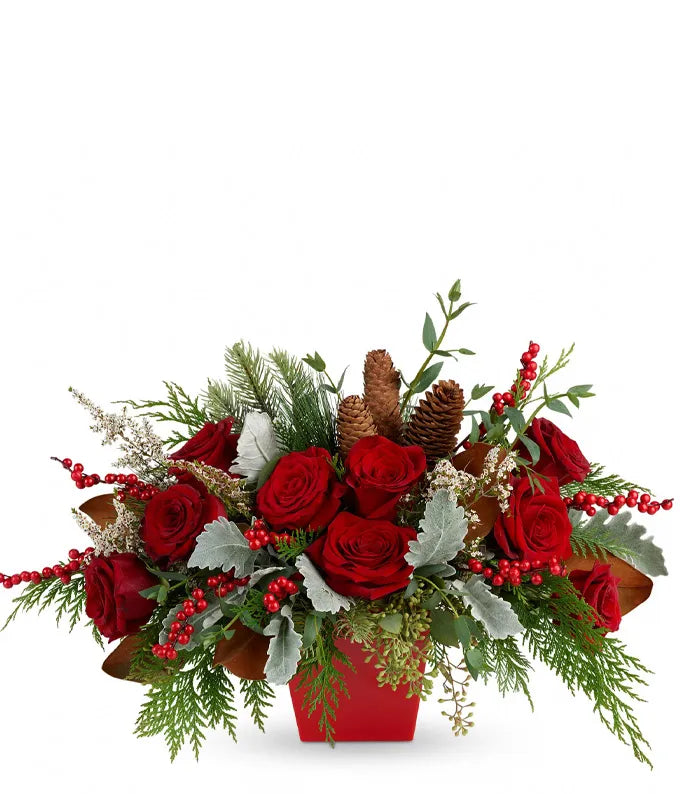 WINTER BLOOMS CENTERPIECE