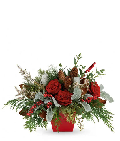 WINTER BLOOMS CENTERPIECE