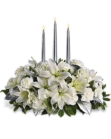 SILVER ELEGANCE CENTERPIECE