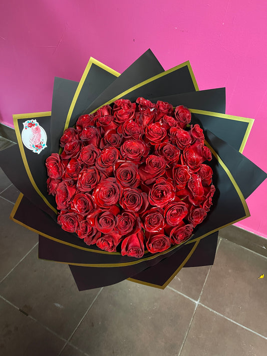 Classic 50 Red Roses