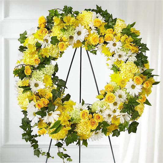 Golden Remembrce Wreath
