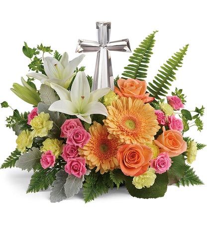 Precious Petals Cross Bouquet