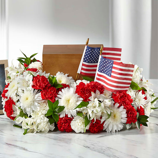 Patriotic Tribute Cremation Adornment