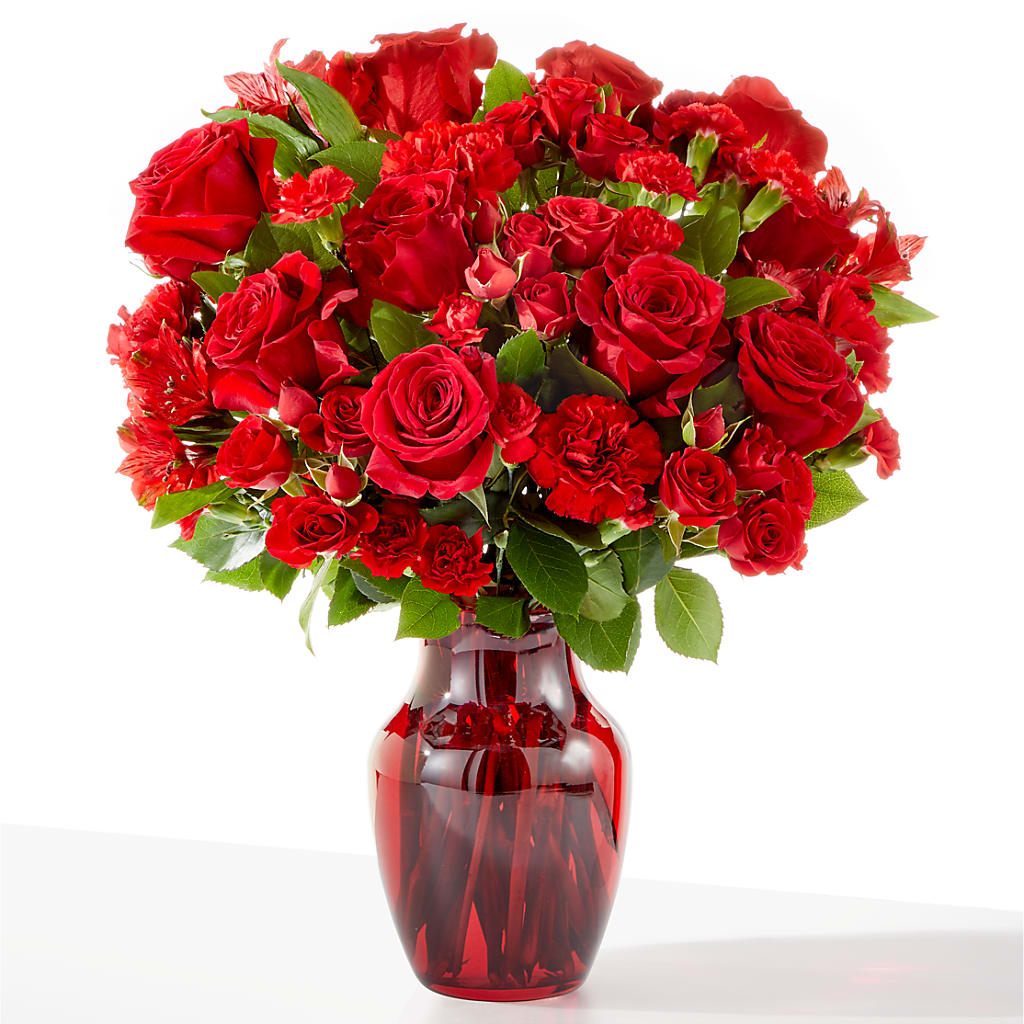 The Red Heartstrings Bouquet