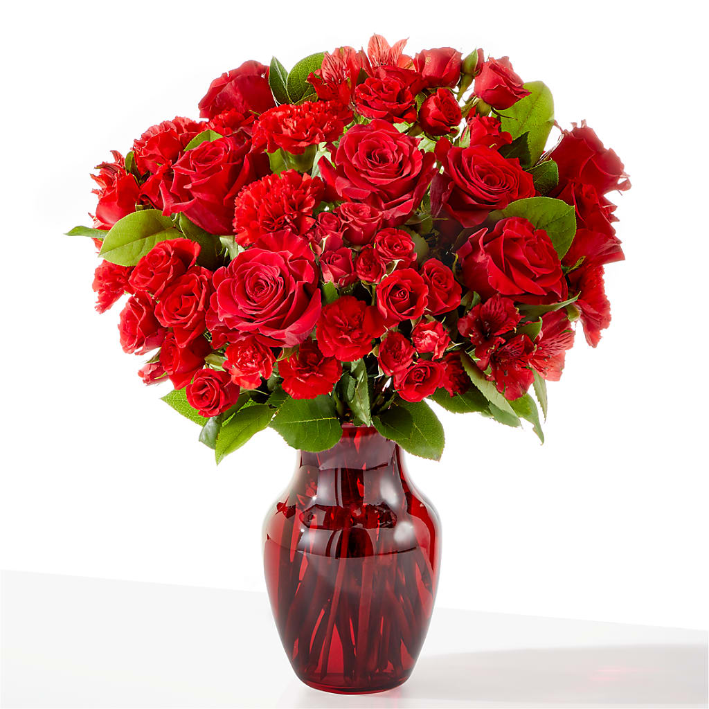 The Red Heartstrings Bouquet