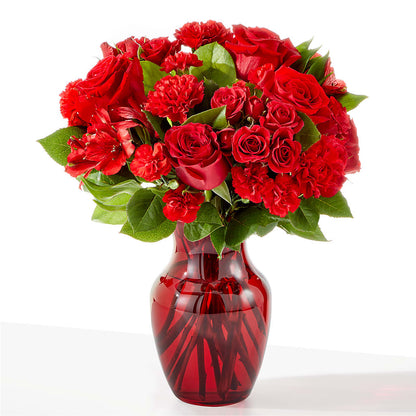 The Red Heartstrings Bouquet